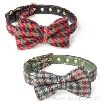 Friendly Bright Luxury Pet Dog Bow Tie Collar